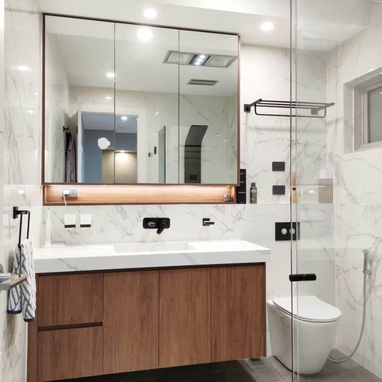 Rising Construction bathroom