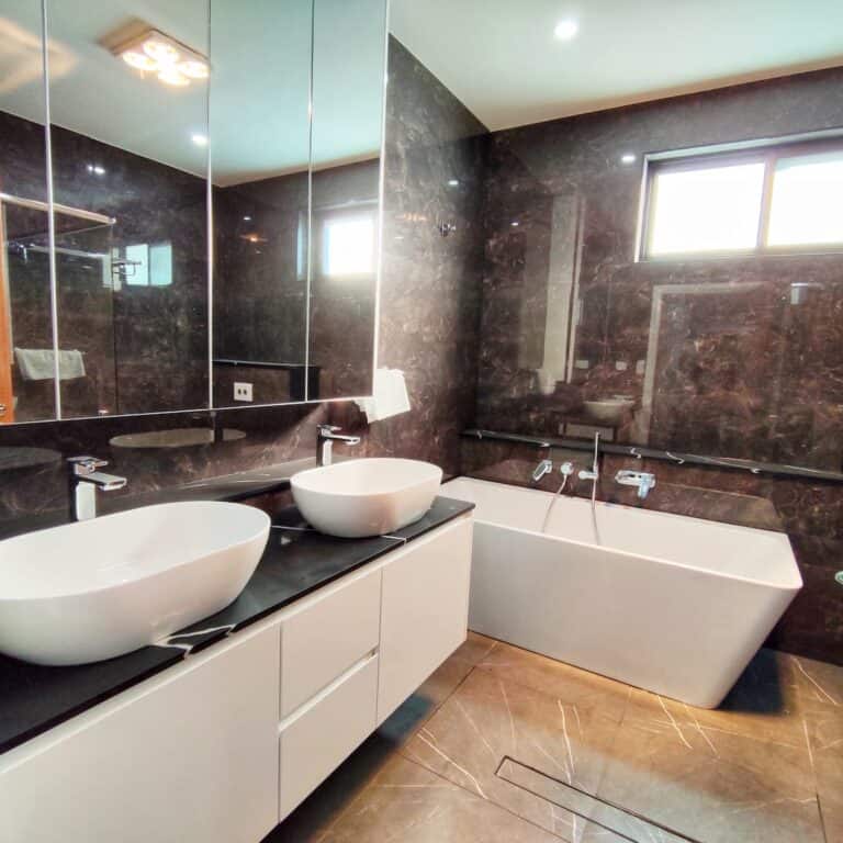 Rising Construction bathroom