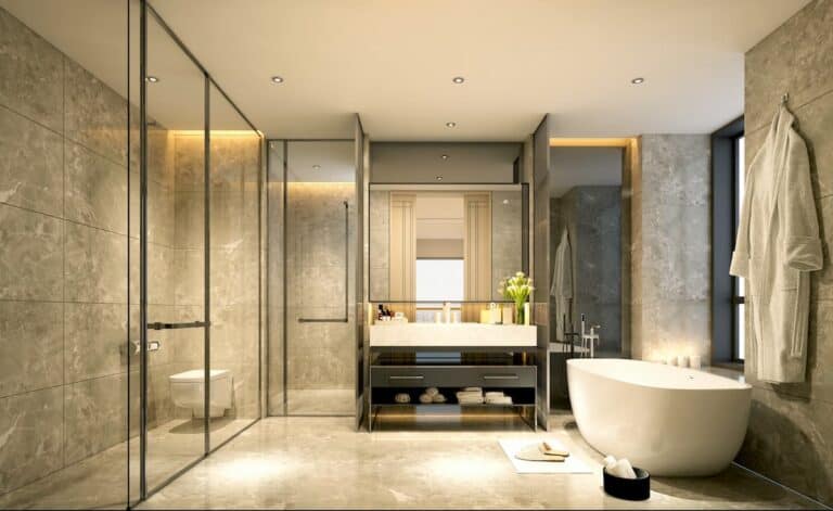 Rising Construction bathroom