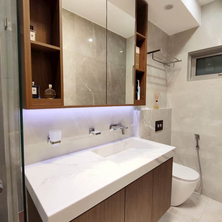 Rising Construction bathroom