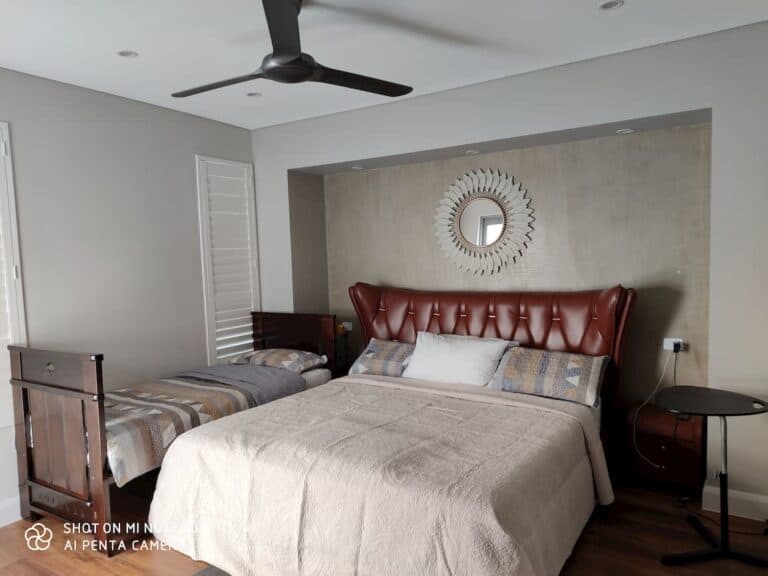 Rising Construction bedroom