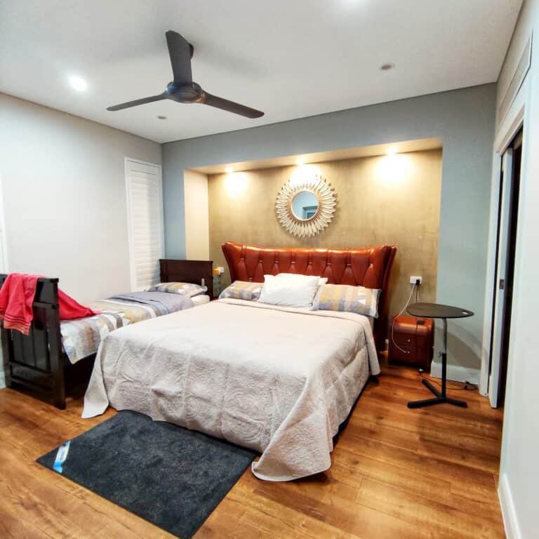 Rising Construction bedroom