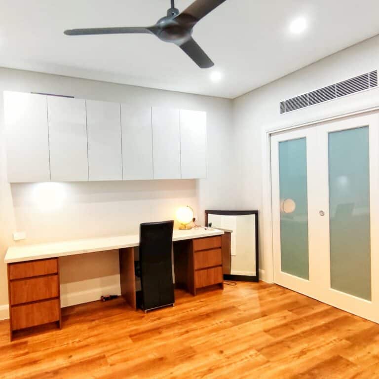 Rising Construction custom study desks